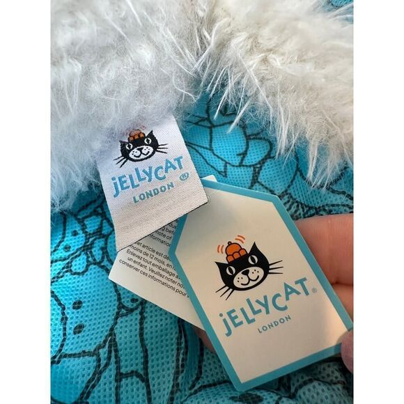 NWT AUTHENTIC Jellycat Munro Scottie Dog w/ ‘Love You’ Rose Plush Stuffed Animal - Picture 6 of 16